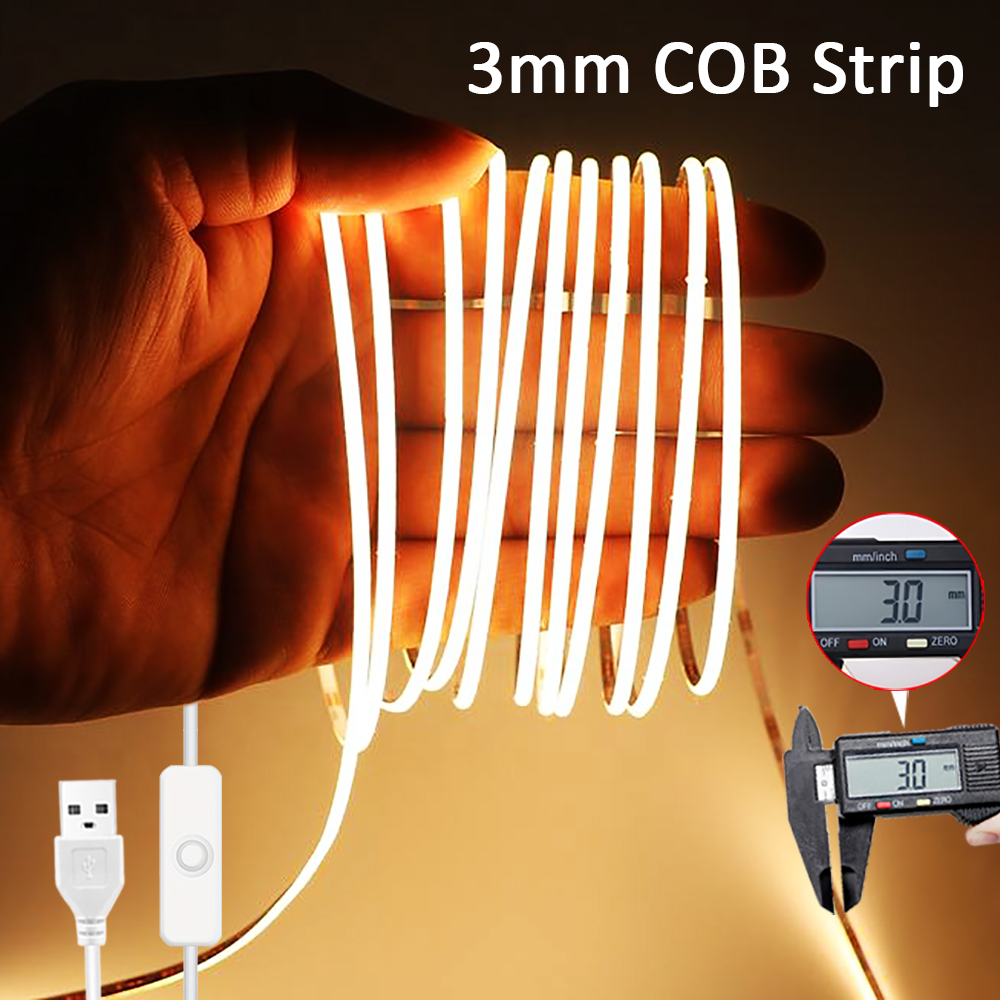 Commercial Kitchen Cabinet - 3mm Ultra Thin Led COB Strip