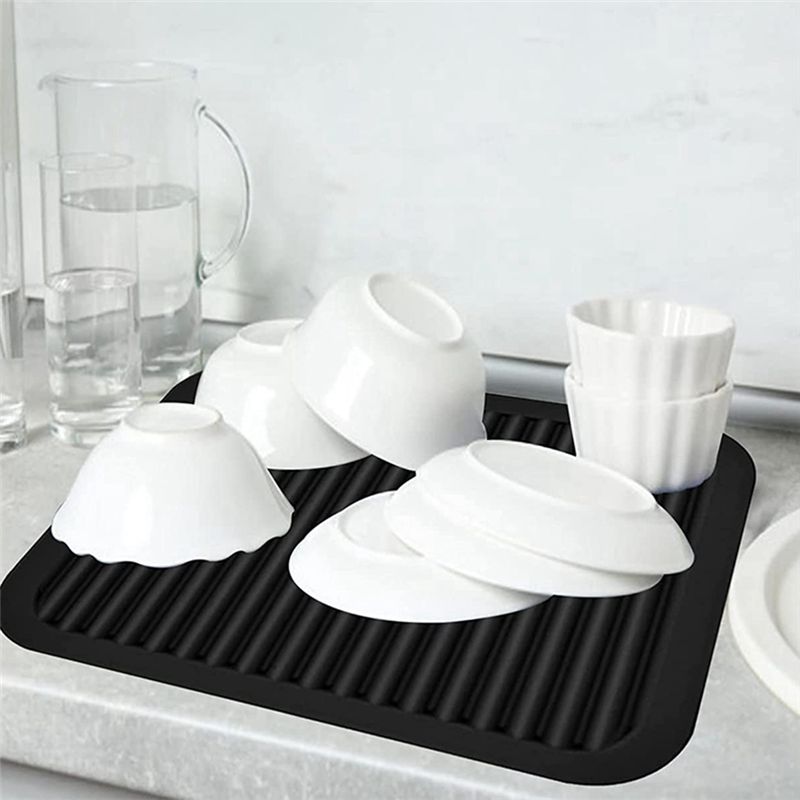 Commercial Kitchen Manufacturers - A93G 4 Pack Silicone Trivet Mats,