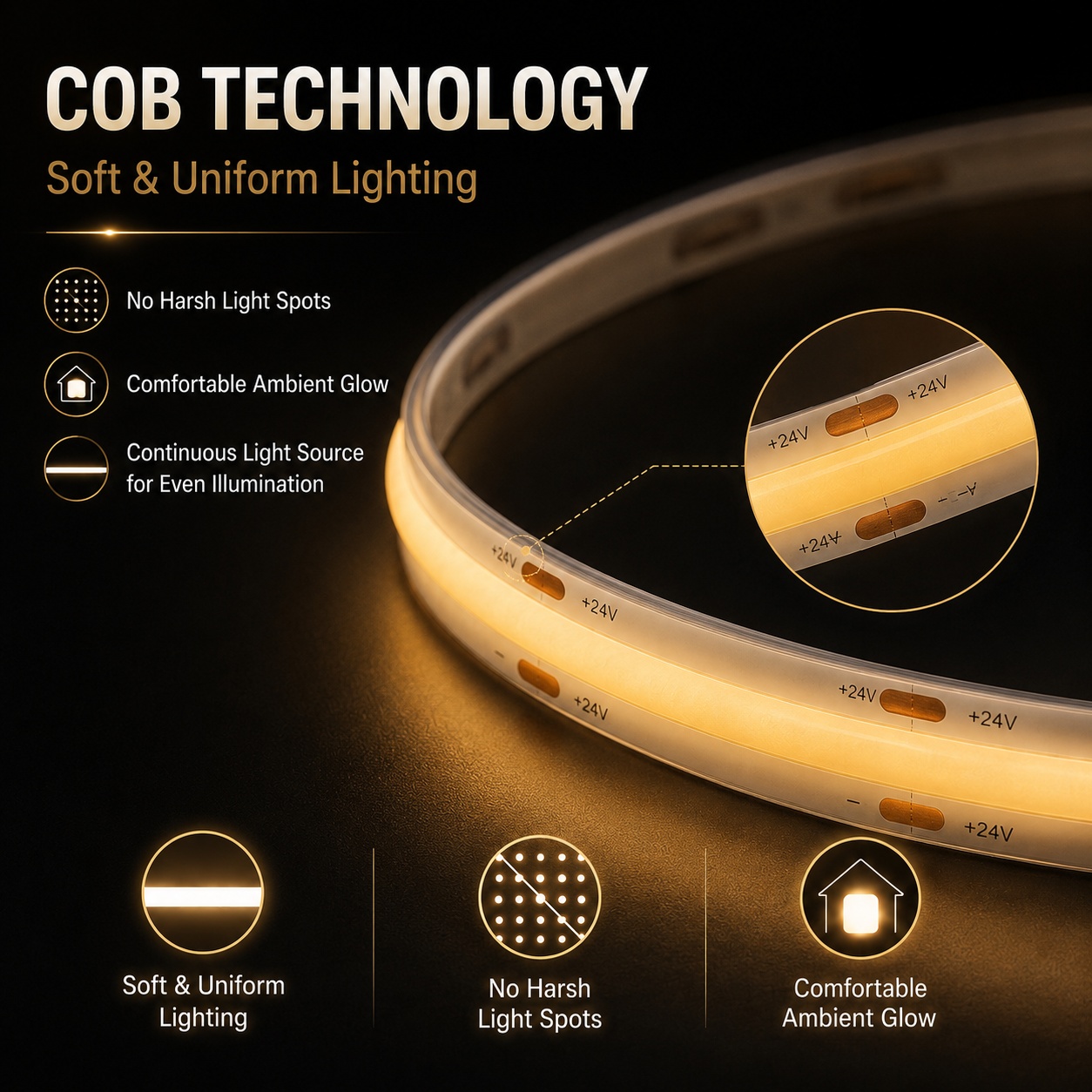 COB LED Light Strip Gesture Se - Commercial Kitchen Cabinet 评论和价格