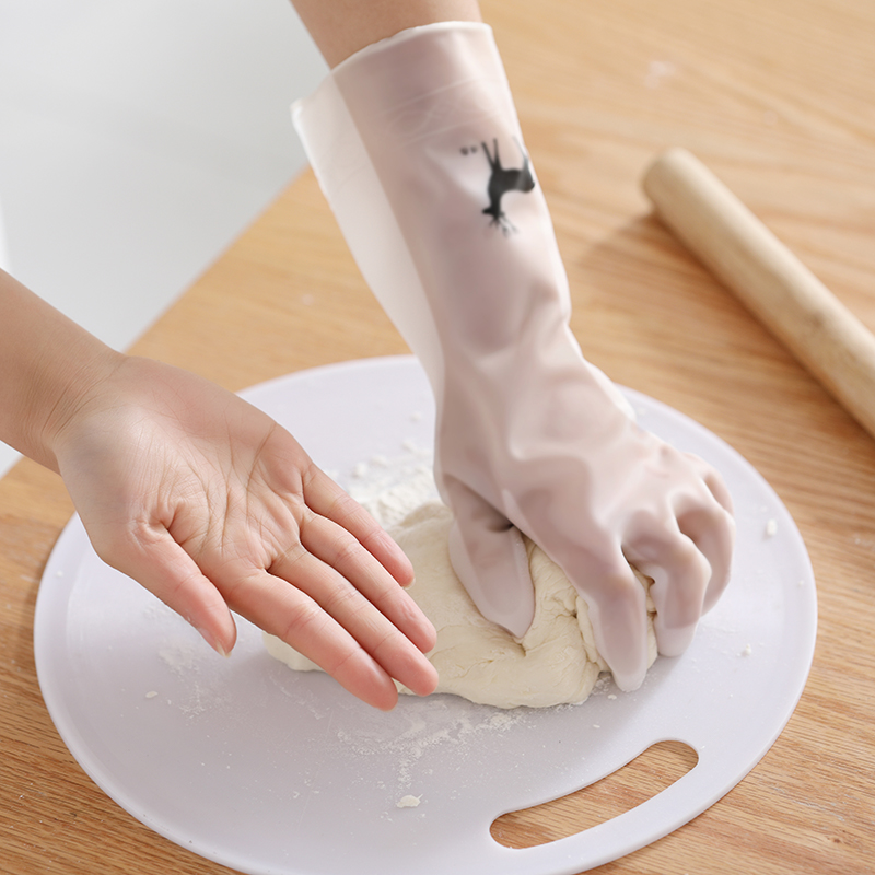 Women Dishwashing Gloves Thick - Commercial Kitchen Gloves 评论和价格