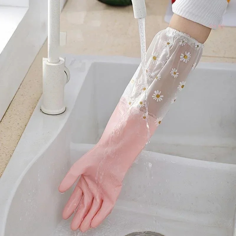 Household Long Sleeve Rubber G - Commercial Kitchen Gloves 评论和价格