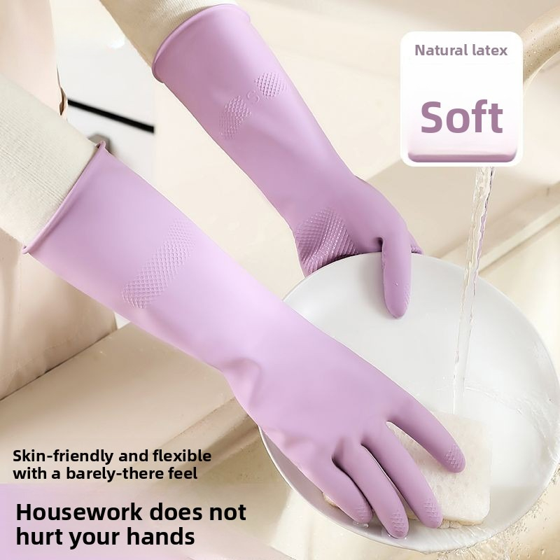 Latex Dish Washing Gloves,with - Commercial Kitchen Gloves 评论和价格