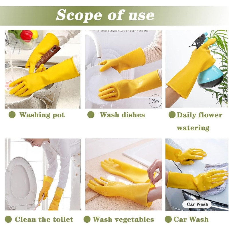 3 Pairs for Kitchen Washing Bo - Commercial Kitchen Gloves 评论和价格