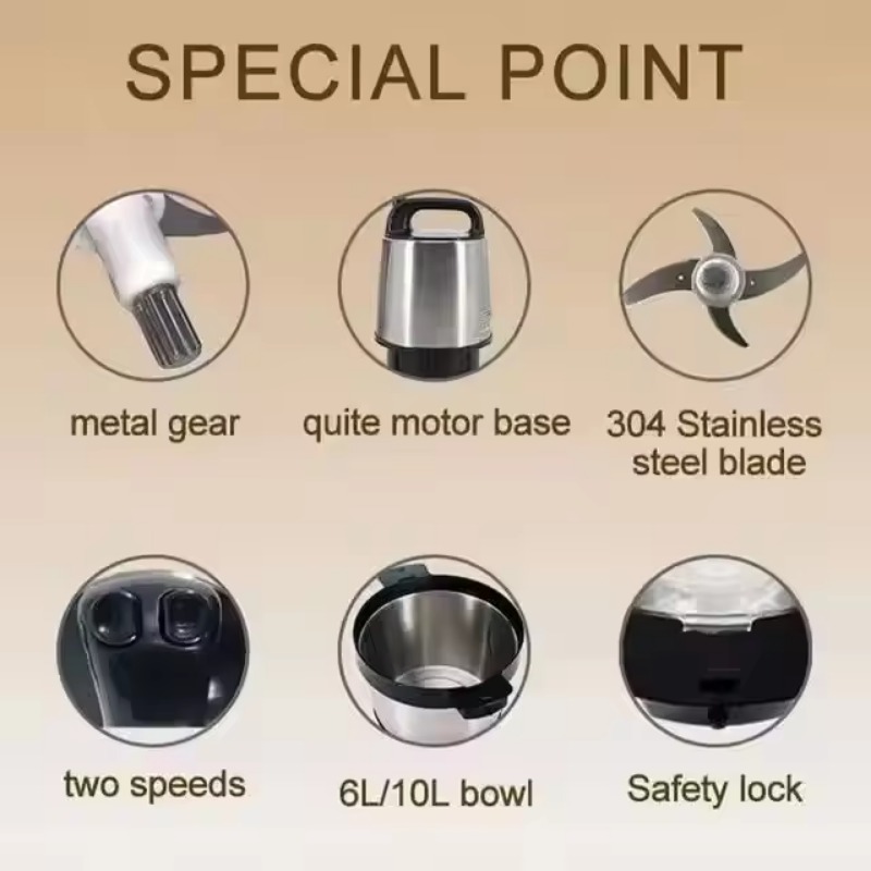 6L 8L Meat Chopper Machine Fuf - Meat Grinder Electric 评论和价格