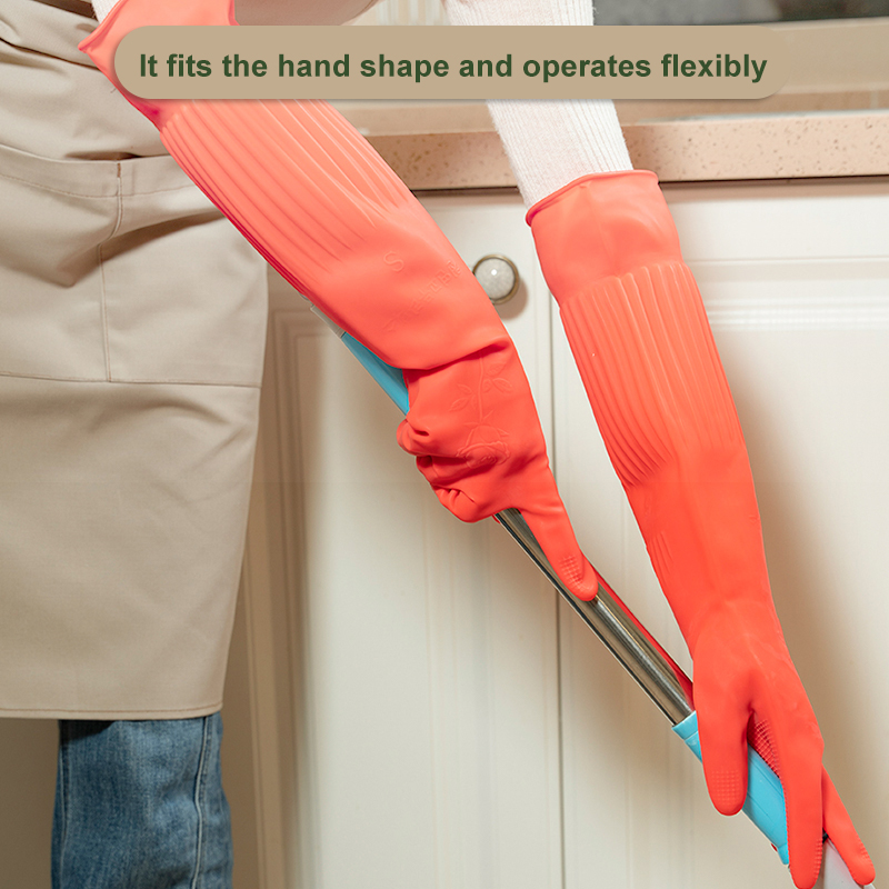 1 Pair Waterproof Latex Long G - Commercial Kitchen Gloves 评论和价格