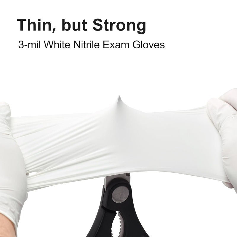 10-100PCS White Disposable Nit - Commercial Kitchen Gloves 评论和价格