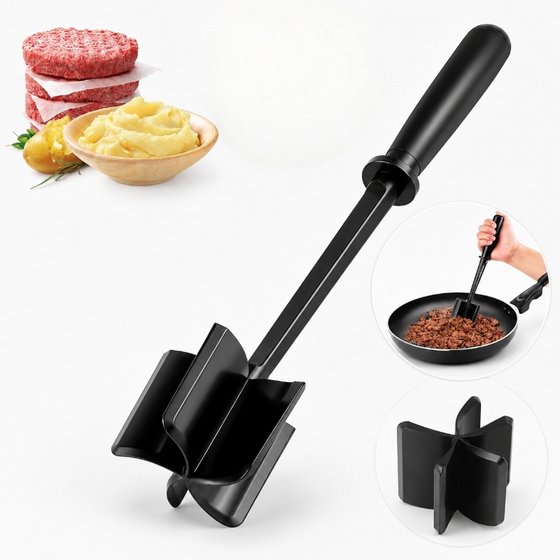 1pc Meat Chopper Handheld Meat - Commercial Kitchen Grinder 评论和价格