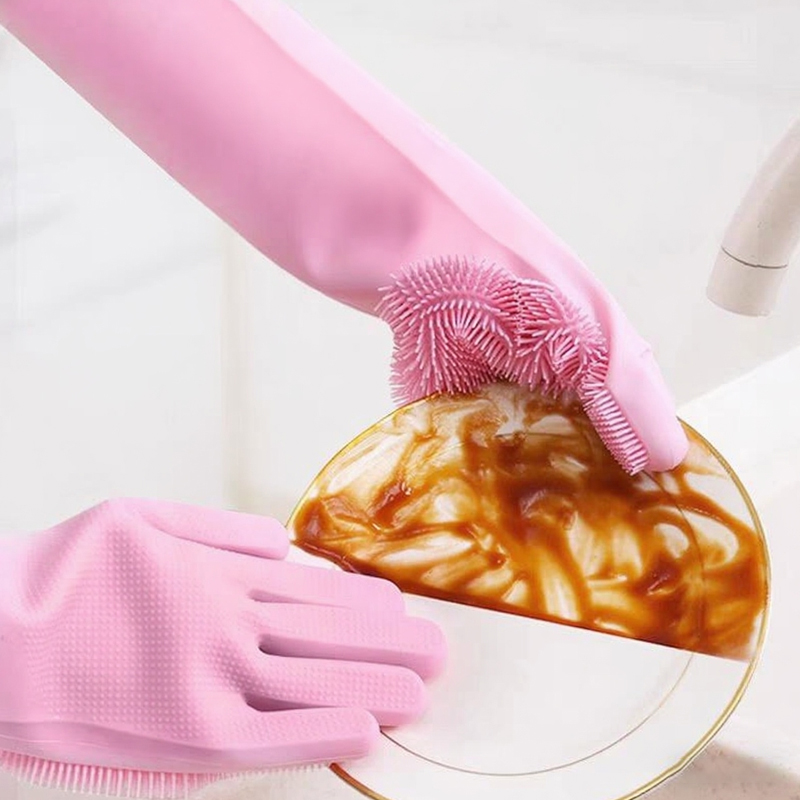 Dishwashing Cleaning Gloves Ma - Commercial Kitchen Gloves 评论和价格