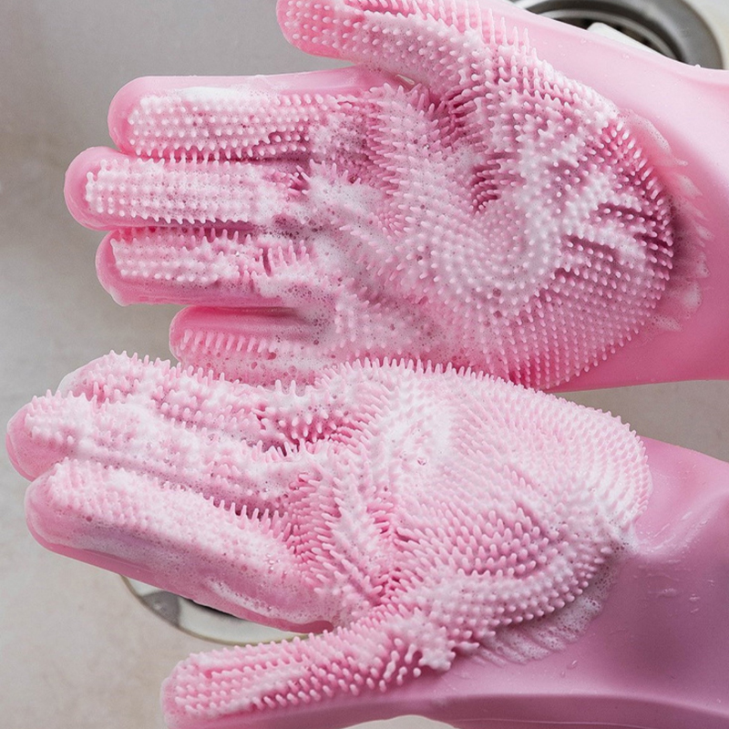 Dishwashing Cleaning Gloves Ma - Commercial Kitchen Gloves 评论和价格