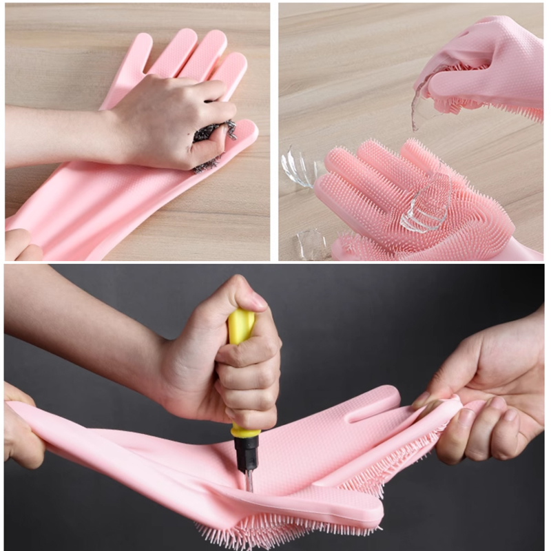 Dishwashing Cleaning Gloves Ma - Commercial Kitchen Gloves 评论和价格