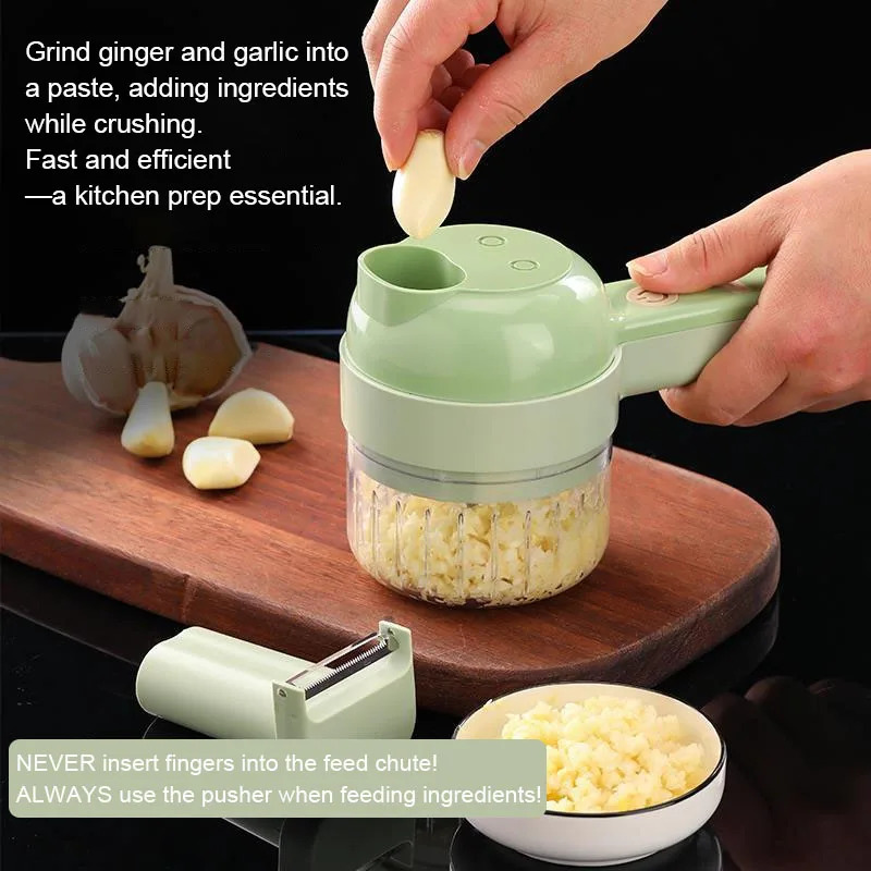 4 IN 1 Electric Vegetable Cutt - Commercial Kitchen Grinder 评论和价格