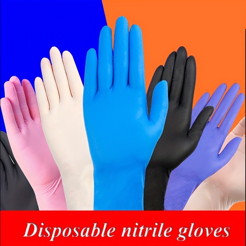100PCS Disposable Nitrile Wate - Commercial Kitchen Gloves 评论和价格